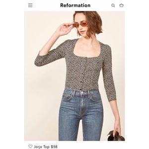 Reformation Jorja Top